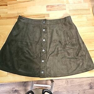 Forever 21 button up skirt